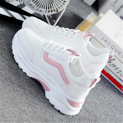 

Women Sneakers 2019 Fashion Casual Shoes Woman Comfortable Breathable White Flats Female Platform Sneakers Chaussure Femme