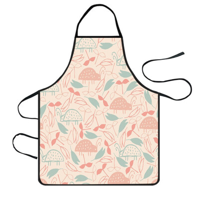 

Toponeto Home Women Waterproof Cute Cartoon Kitchen Restaurant Cooking Bib Apron Aprons