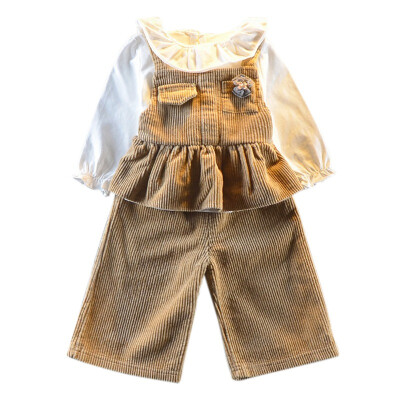 

Baby Girl Clothes Set Autumn Girls Clothes Cotton Long Sleeves Clothes SetPants Sets Children Clothes