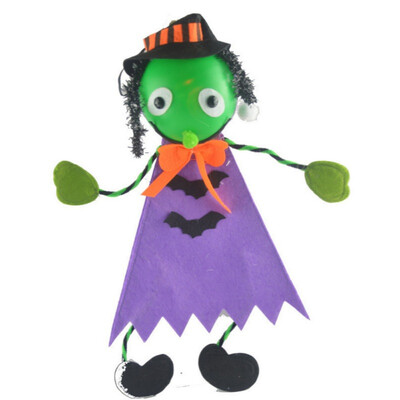 

LED Light Up Halloween Non-Woven Hanging Decoration Horror Haunted House Hanging Sign Pendant Bar Home Decor Supplies