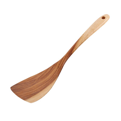 

Kitchenware Non-stick Special Wooden Cookware With Long Handle Spatula Large Spoon Large Flat Shovel
