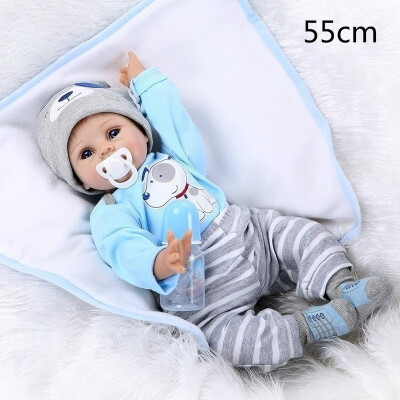 

Fullbody Silicone Reborn Sleeping Baby Doll Lifelike Newborn Girl Toddler Infant for Expectant Mothers Nurses