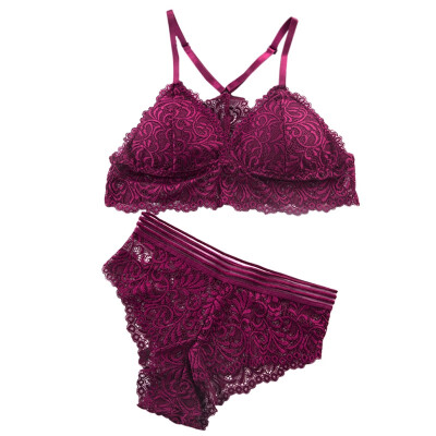 

Push Up Bra Set Sexy Lingerie Underwear Women Panties And Bralette Underclothes Female Underwear Lace Bralet Set 2019 New
