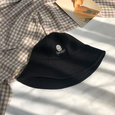 

Red Fishermans hat Korean version of Baitie Japanese sunshade sunscreen&wide eaves travel sunhat ins tide