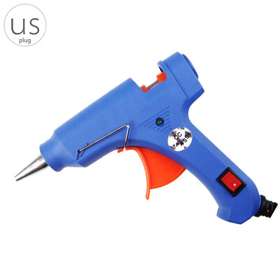 

20W EU Plug Hot Melt Glue Gun Industrial Mini Guns Thermo Electric Gluegun Heat Temperature Tool Graft Repair