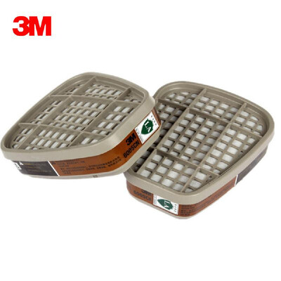 

2Pcs 3M 6005 Formaldehyde Cartridge Organic Vapor Cartridge for Full Facepieces 6000 7000 Respirators Accessories Personal Protect