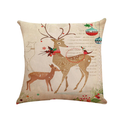 

Tailored Christmas Christmas Cushion Cover Throw Pillow Case Sofa Bed Home Decor