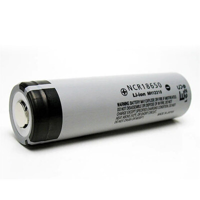 

12 pcs Battery For Panasonic NCR18650B 37V 3200mAh 18650 Rechargeable Button Top Li-ion Battery