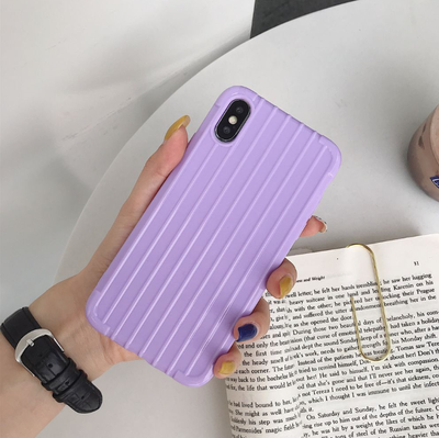 

New creative luggage TPU for iPhoneXxs mobile phone case 6s Apple 7plus8plus protective case