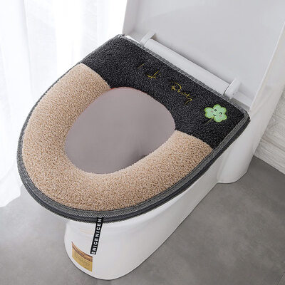 

1Pcs Luminous Zipper Toilet Cover Waterproof Universal Toilet Pad Toilet Cover For Winter