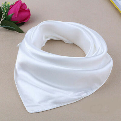 

Women Soft Silk Square Scarf Bandana Neckerchief Head Neck Wrap Scarves Gift