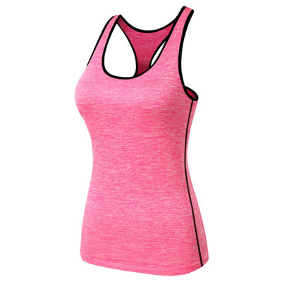 

New style Yoga Vest Gym Compression Tights Women Dry Quick Running Sport vest T-shirts Fitness Women Clothes Tees tops