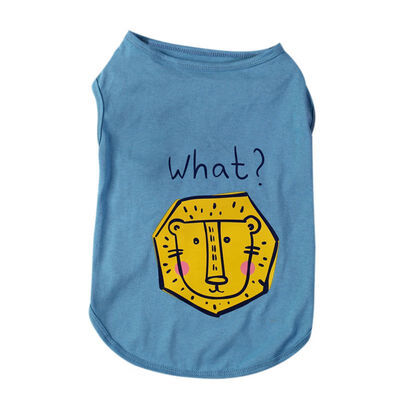 

Summer Cartoon clothes Dog Vests Casual Stripes Pet clothes Puppies Poodle Schnauzer Teddy Dog Supplies