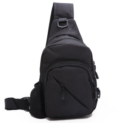 

2019 summer new canvas riding bag camouflage field sports chest bag shoulder diagonal outdoor tactical chest bag