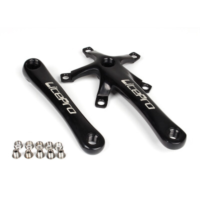 

Bike Cycling Bicycle 170MM Crank Arm Set Folding Bike Crank BCD 130MM Five Square Holes Crankset Bike Accessories