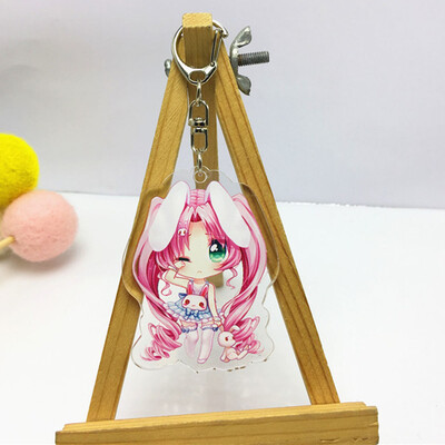 

CAR-TOBBY Hot Japan anime Hatsune Miku Kagamine rubber Keychain Key Ring