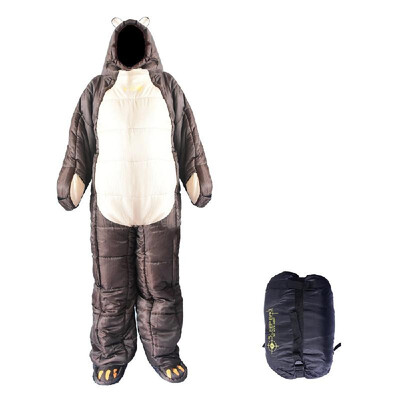 

Sleeping Bag Thickening Warm Single Backpacking Sleeping Bag Humanoid Sleeping Bag with Carry Bag for Indoor Outdoor Hiking Backpa