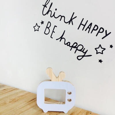 

New Home Decoration Crafts Statue Wooden TV set Toys Modeling Decor Creative Christmas Kids Children Room Decor Toys Props Gift