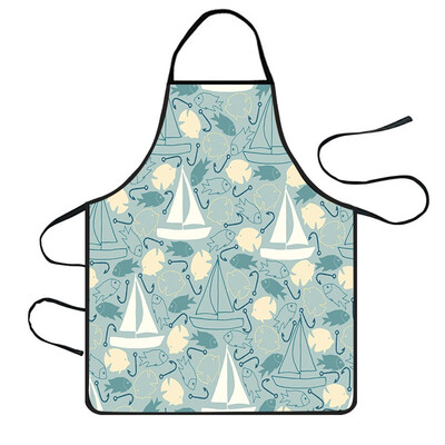 

Toponeto Home Women Waterproof Cute Cartoon Kitchen Restaurant Cooking Bib Apron Aprons