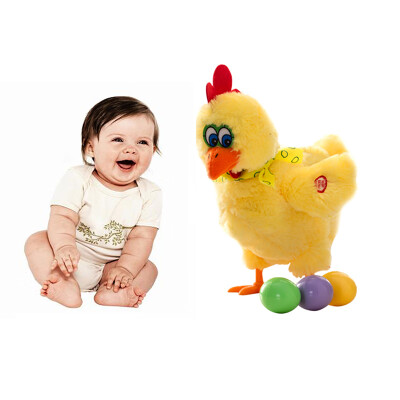 

Funny Doll Raw Chicken Hens Will Lay Eggs of Chickens Crazy Singing&Dancing Electric Pet Plush Toys Gift 1pcs