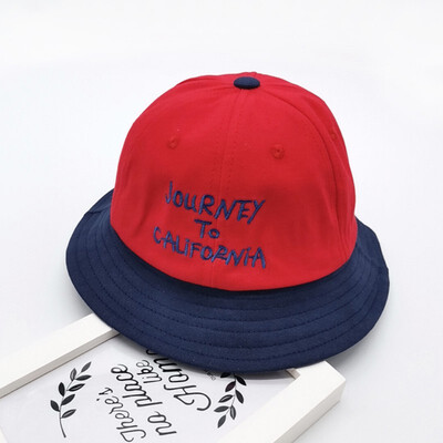 

Casual Fashion Baby Cap Kids Toddler Cute Letter Embroidered Bucket Hat Childrens Gift