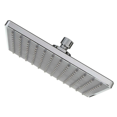 

8 inch Square Shower Head Single Spray Touch Clean Rain Nozzle Bathroom Bathing Accessories