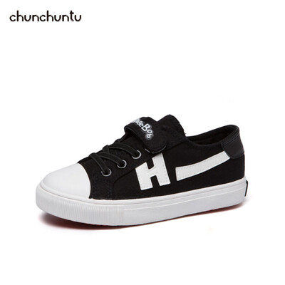 

chunchuntu 2018 Autumn Baby Boy Sport Sneaker Children Fashion Casual Canvas Shoe Girl Brand Black Shoe Toddler 3871