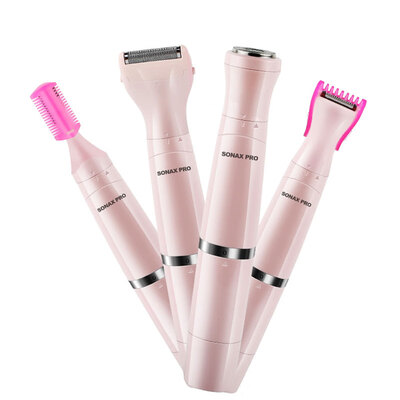 

4 In 1 Electric Underarm Private Parts Eyebrow Shaving USB Charging Woman Wash Hair Remover