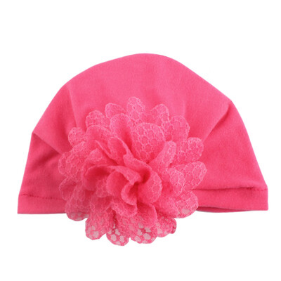 

New Baby Girl Flower Elastic Hats Turban Cap Cute Soft Infant Hair Accessories