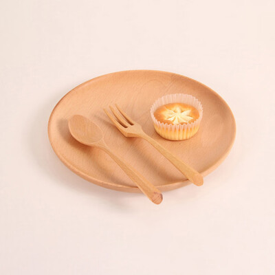 

Toponeto Creative Round Tray Solid Fruit Tray Dessert Tray Simple Living Room Household