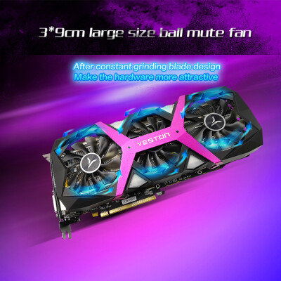 

Yeston Radeon RX590-8G GDDR5 256bit Game ACE PCI Express x16 30 Video Gaming Graphics Card DVI-DHDMI3DP for Desktop