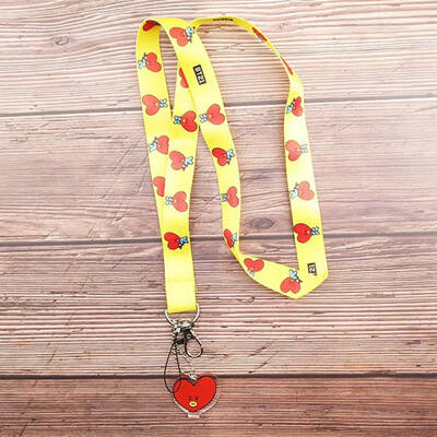 

KPOP BTS Cartoon Avatar Printing Mobile Phone Lanyard Colorful Printing Pendant Keychain Hand Strap ARMY Hot Gift