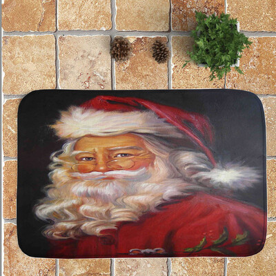 

Toponeto Christmas Festival Entrance Door Bathroom Floor Mat Indoor Bath Decor