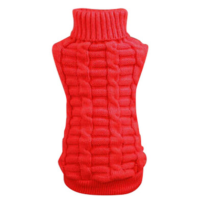 

Pet Dog Cat Winter Warmer Sweater Clothes Puppy Jumper Knit Apparels 5 Color