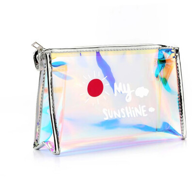 

Tailored Fashion Women Waterproof Letter Zipper Handbags Cosmetic Bag Makeup Pouch Purses