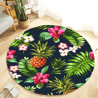 

Gobestart Botany Elements Blanket Round Bathroom carpet 55cm