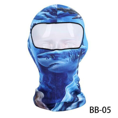 

Outdoor Motorcycle Full Face Mask Animal Thin Cycling Sport Protection Gear 3D