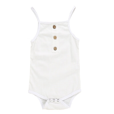 

Baby Boys Romper Summer Infant Cotton Newborn Sleeveless Rompers Baby Girl One-pieces Suspender Jumpsuits Cotton Clothes Outfits