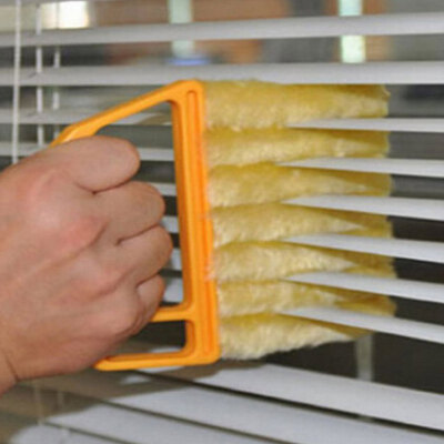 

Venetian Blind Cleaning Brush Window Clean Brush Air Conditioner Duster with Washable Microfibre Blind Brush Dirt Cleaner