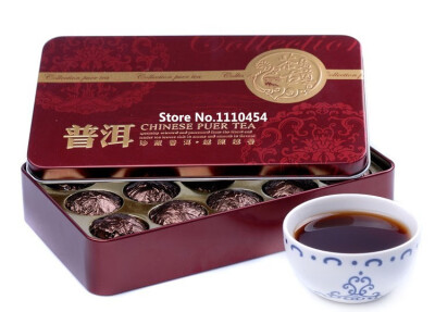 

Wholesale Glutinous Rice Fragrant Mini Tuocha Tin Packaging Puer Tea China Yunnan Green Slimming Puer Tea Puerh Gift health tea