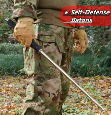 

2020 New Upgrade Self-defense Tool PCAlloy Defense Baton Three Section Expansion Rod Outdoors Military Baton