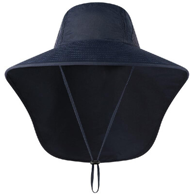 

Fishing Cap Wide Brim Unisex Sun Hat with Neck Flap for Travel Camping Hiking Boating