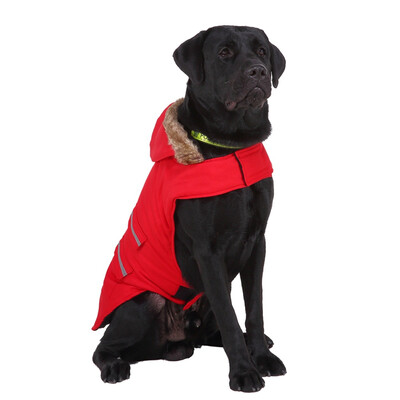 

Warm Pet Dog Jacket Simple Lattice Pattern Pet Winter Clothes Warm Soft Large Dog Plaid Shirt Coat Hoodie Winter Pet Dog Clothes