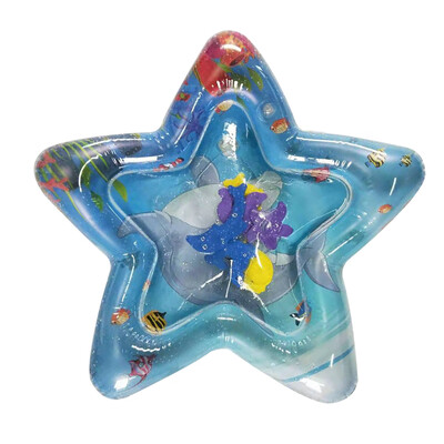 

Kids Inflatable Water Mat Infants Toddlers Sea Creatures Star Shape Cushion Children Water Pad Funny Toy