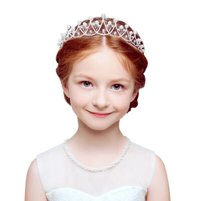 

Fashion Crystal Tiara Hairband Kid Girl Bridal Princess Prom Crown Party Accessories Children Princess Prom Crown