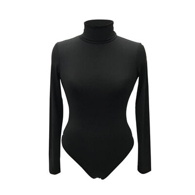 

Fashion Sexy Women Bodysuits Ladies Turtle Neck Bodysuit Romper Long Sleeve Leotard Tops Jumpsuit Clothes HY