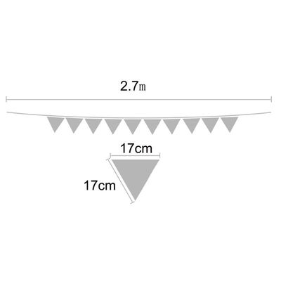 

European-style White Mixed Flower Single Layer Lace Banner Flag Wedding Decoration Party Hanging flag