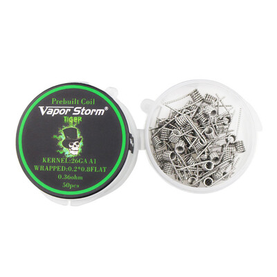 

50 Pieces Vapor Storm A1 Heating Wire Coil RDA Coil Alien Clapton Coils Prebuilt Wrap Wires Alien Mix Twisted