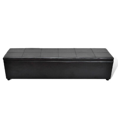 

Black Storage Bench Large Size
