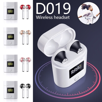 

Earbuds Real Wireless Bluetooth Dual Headphones Headphones Stereo Music Headphones with Battery Case